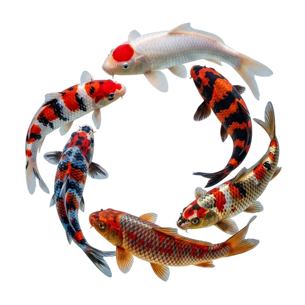Koi (Cyprinus rubrofuscus)