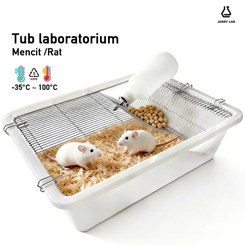 Tikus(Box+Cover+Bottle)Breeding Cage,HamsterKandang